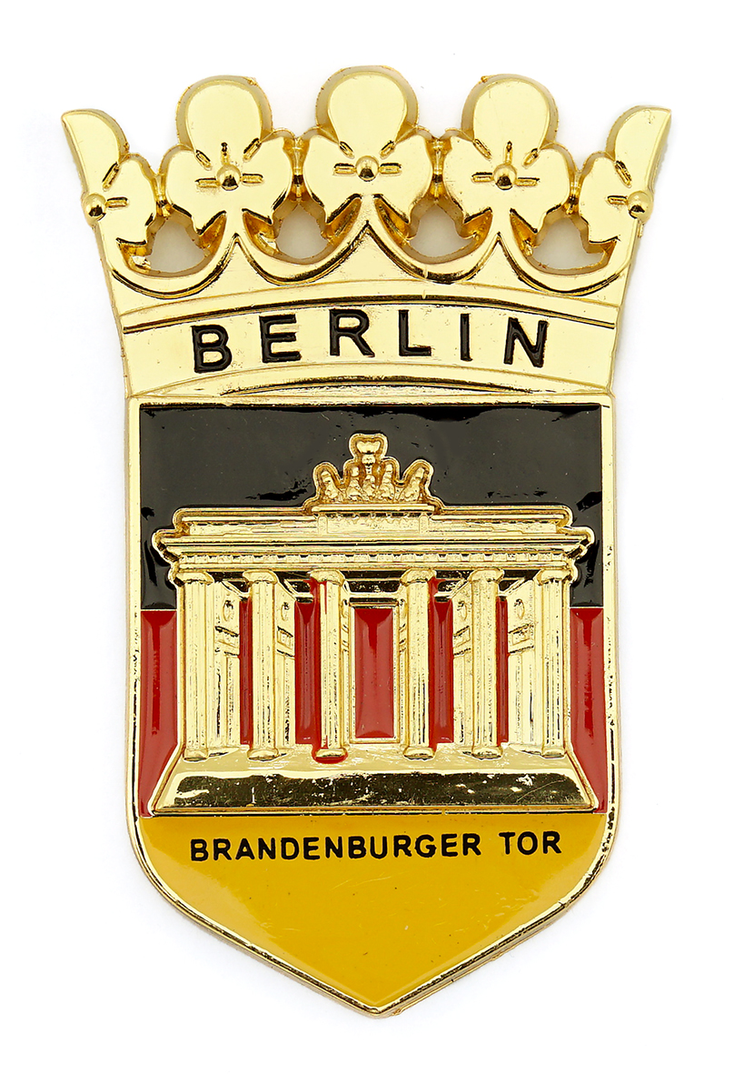 Magnet Metall Form BLN Wappen B`Tor Berlin