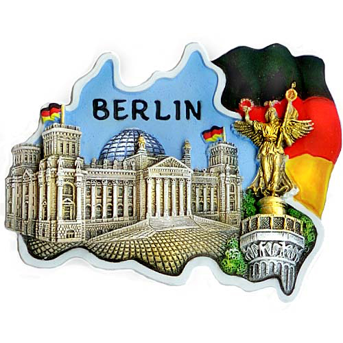 Magnet 3D Poly Reichstag