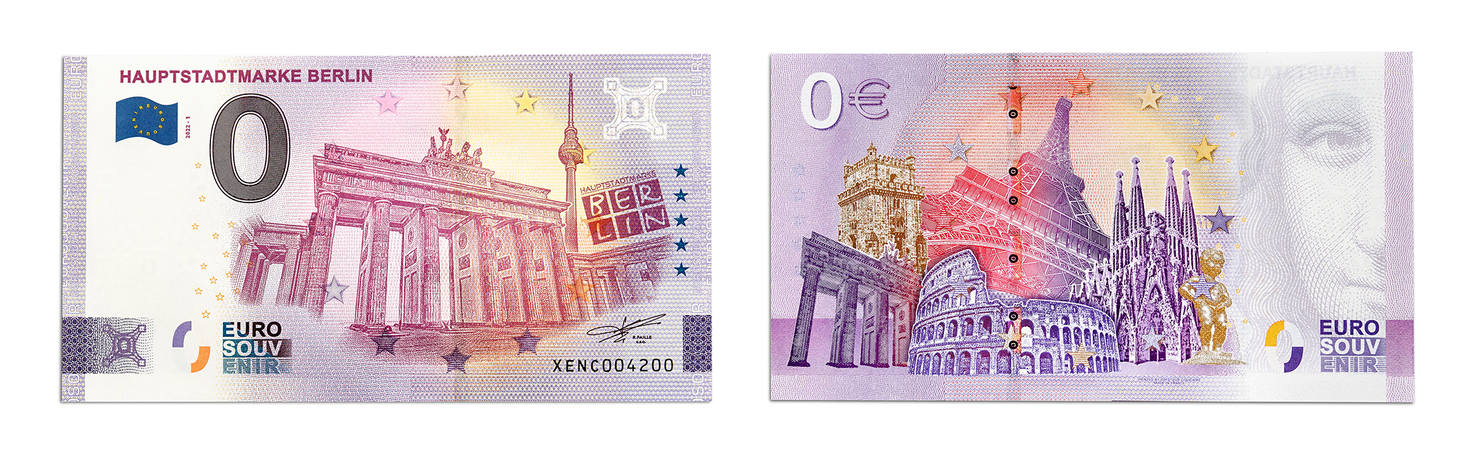 0 Euroschein Hauptstadtmarke BERLIN