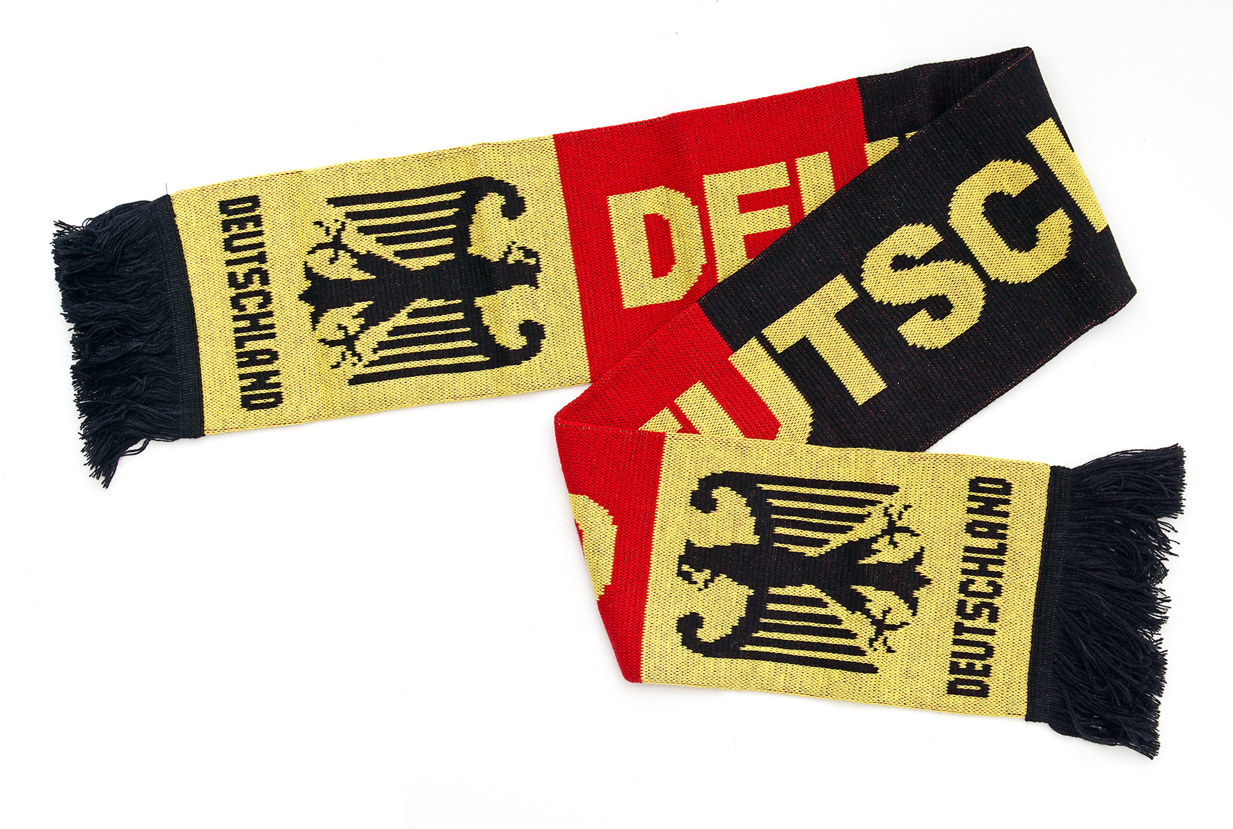 Deutschland Fan-Schal schwarz-rot-gold