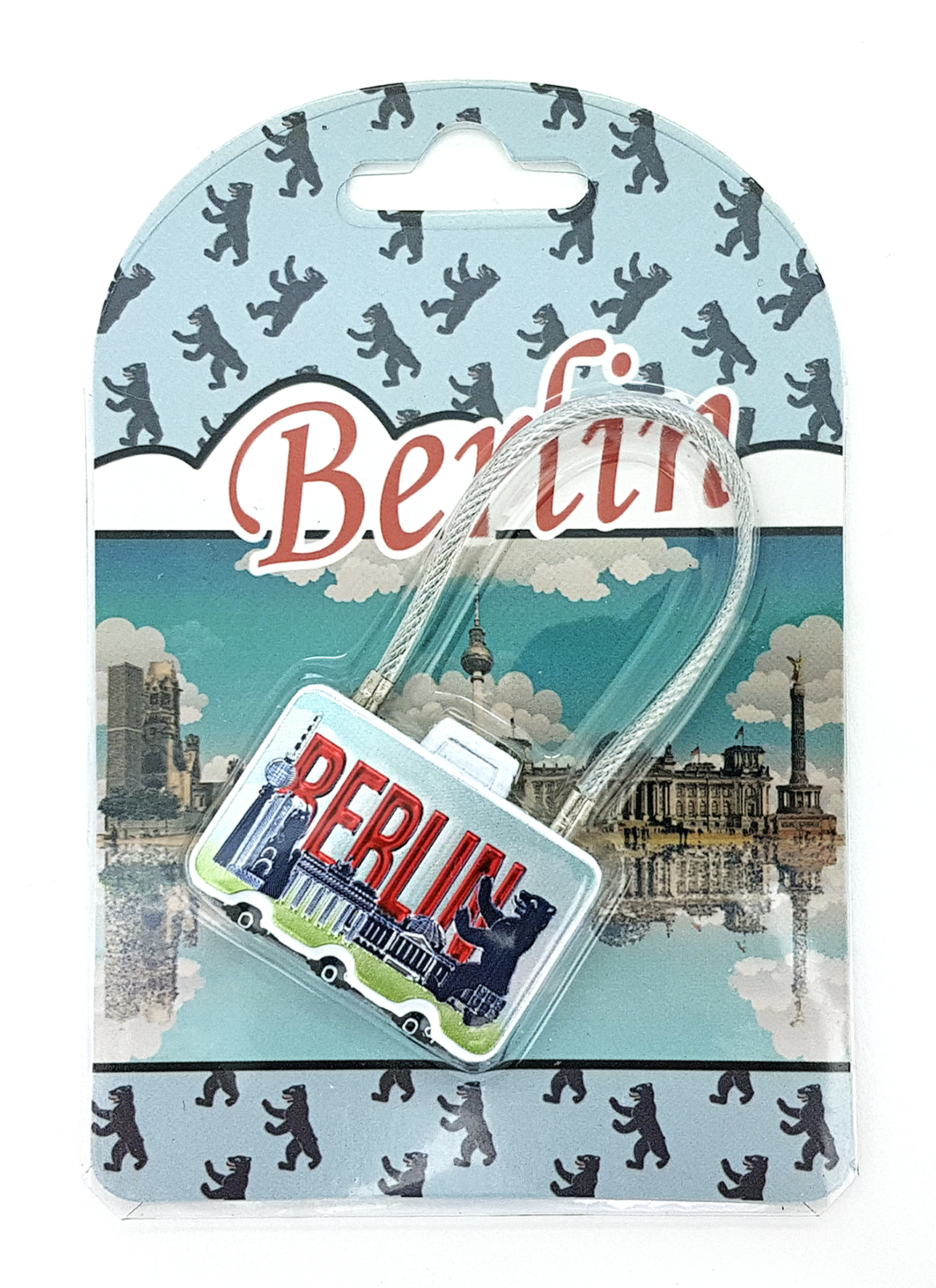 Gepäckschloss BERLIN Bär Skyline