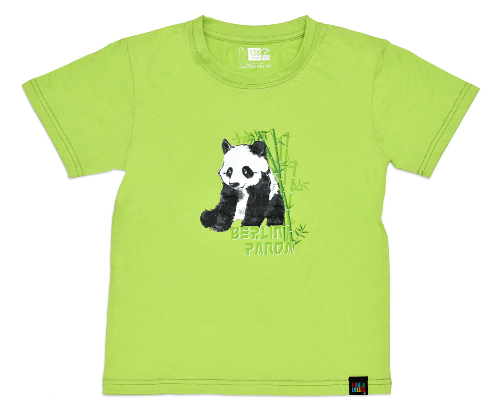 Kids & Baby T-Shirt Panda BERLIN grün-128