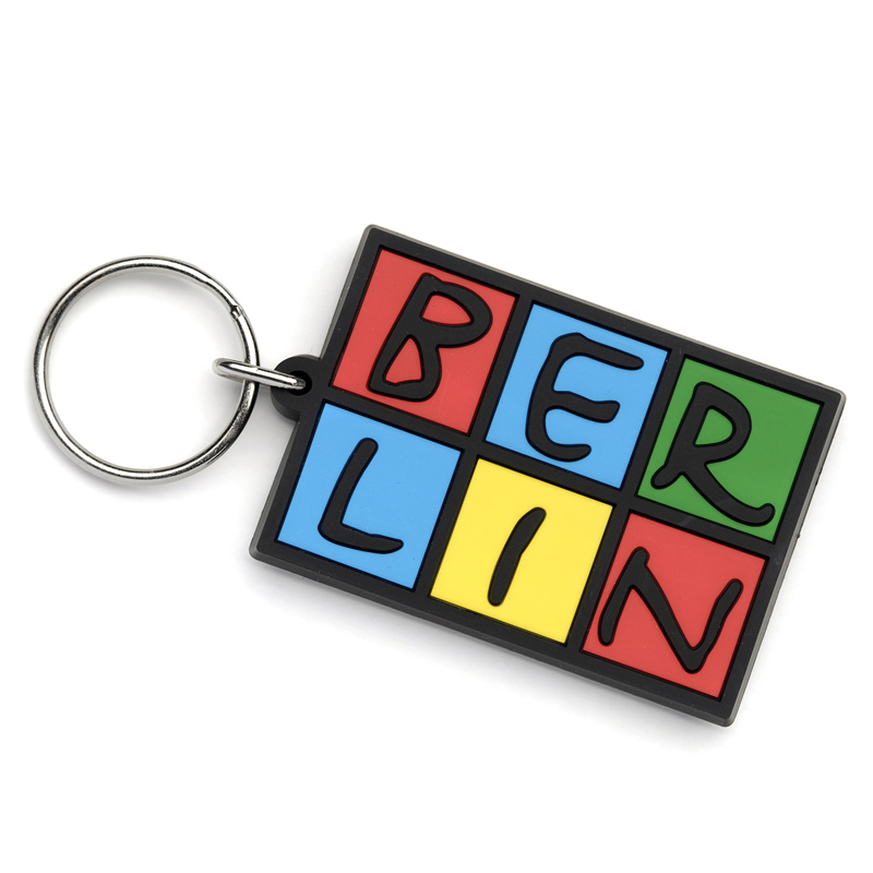 Schlüsselanhänger BERLIN Gummi 