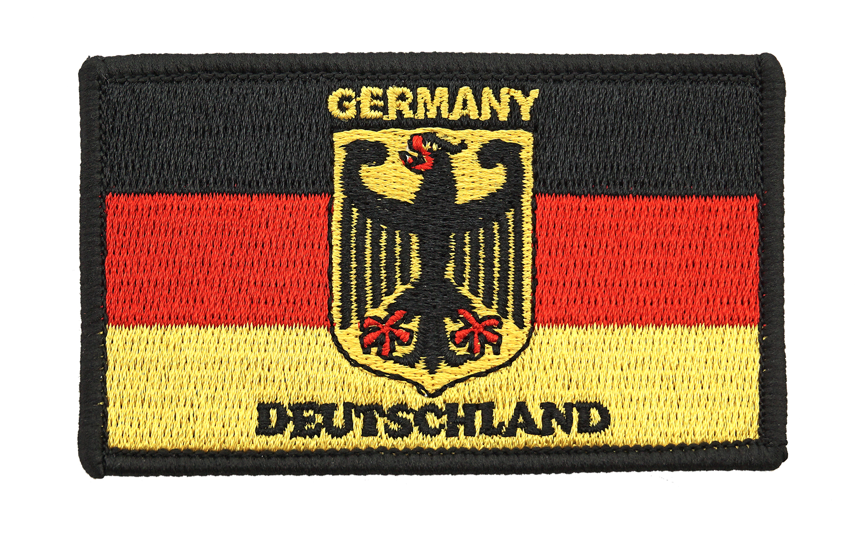 Aufnäher Deutschland Flagge mit Adler groß